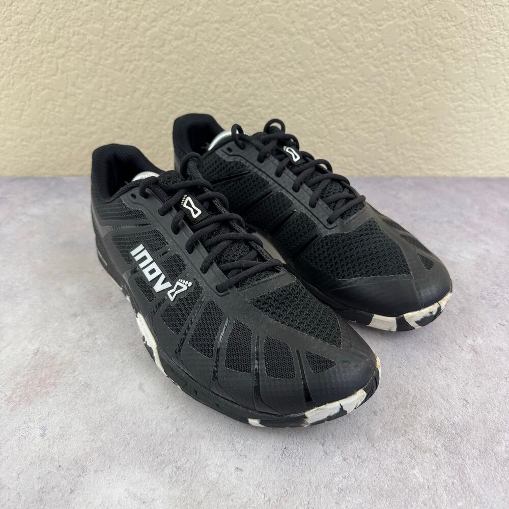 Inov8 F-Lite 235 V3 Shoes Mens Size 7 Womens Size 8.5 Black Zero Drop Sneakers